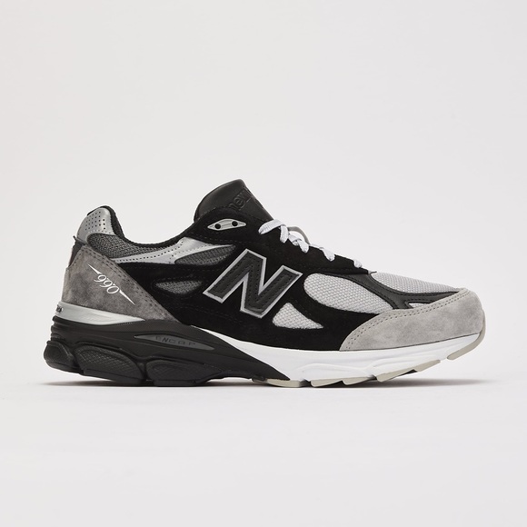 MENS DTLR NEW BALANCE 990 V3 GR3YSCALE M990DL3 Black Grey Mens Size 14 - Picture 6 of 10